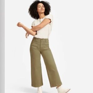 Everlane Wide Leg Patch Pocket Pants